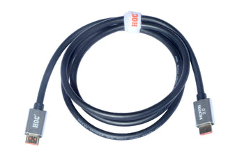HOC HHO3-10L High Speed HDMI Cable 32.8 Feet or 10 Meter Supports Ethernet 3D 4K Video and Audio Return Channel ARC Outer Layer Aluminium Black