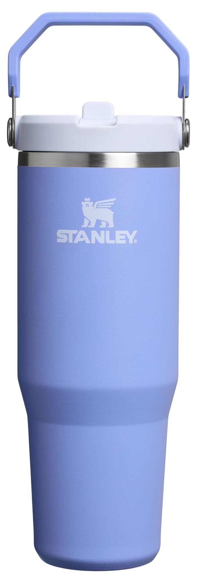 Stanley IceFlow Stainless Steel Tumbler with Straw - Vacuum Insulated Water Bottle for Home, Office or Car Reusable Cup with Straw Leak Resistant Flip Cold for 12 Hrs or Iced for 2 Days (Rose Quartz)
