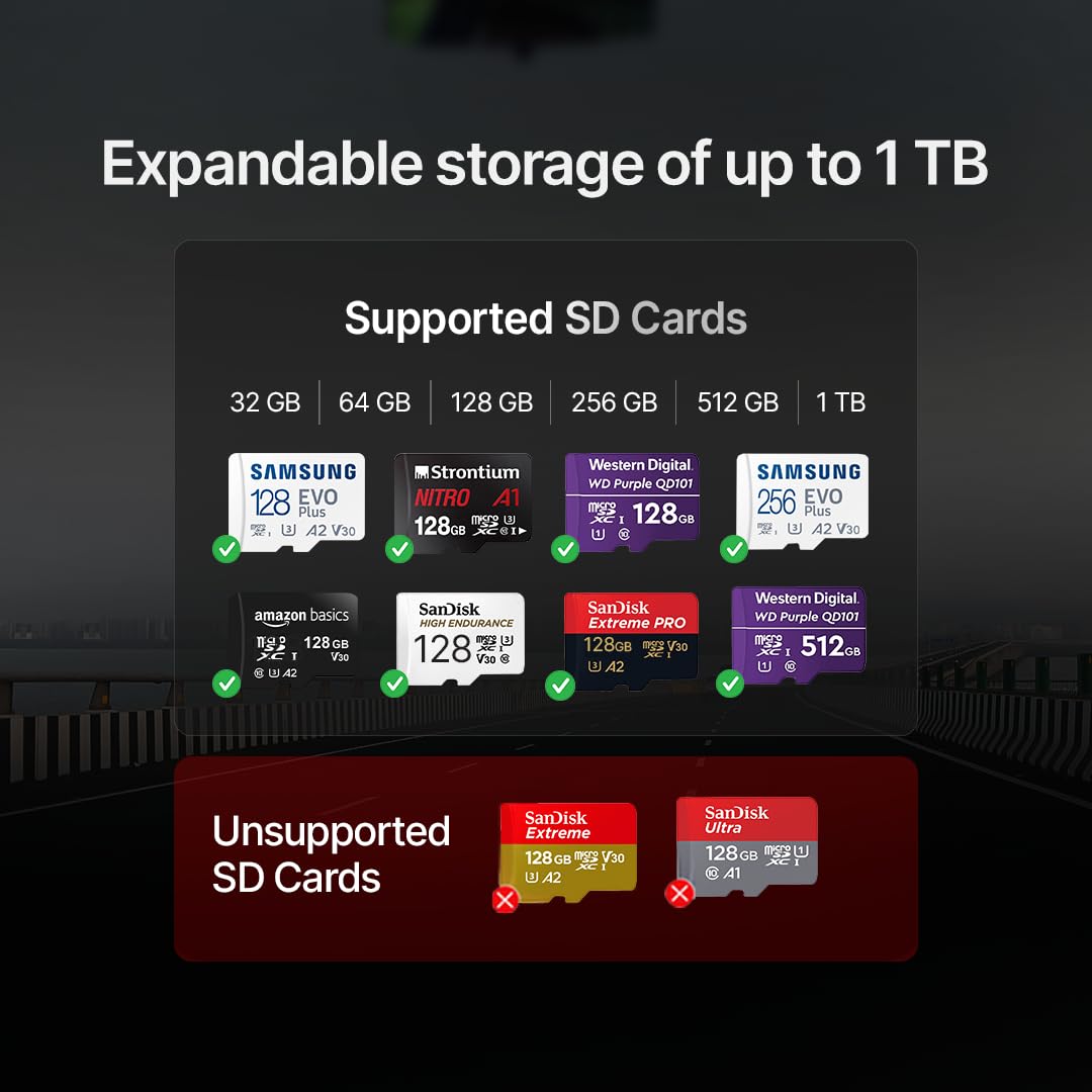 Qubo Car Dash Camera Pro (with GPS Logger) Dash Cam | from Hero Group | Made in India | Full HD 1080p | Wide Angle View | G-Sensor | Wi-Fi | Emergency Recording | Supports Up to 256 GB SD Card