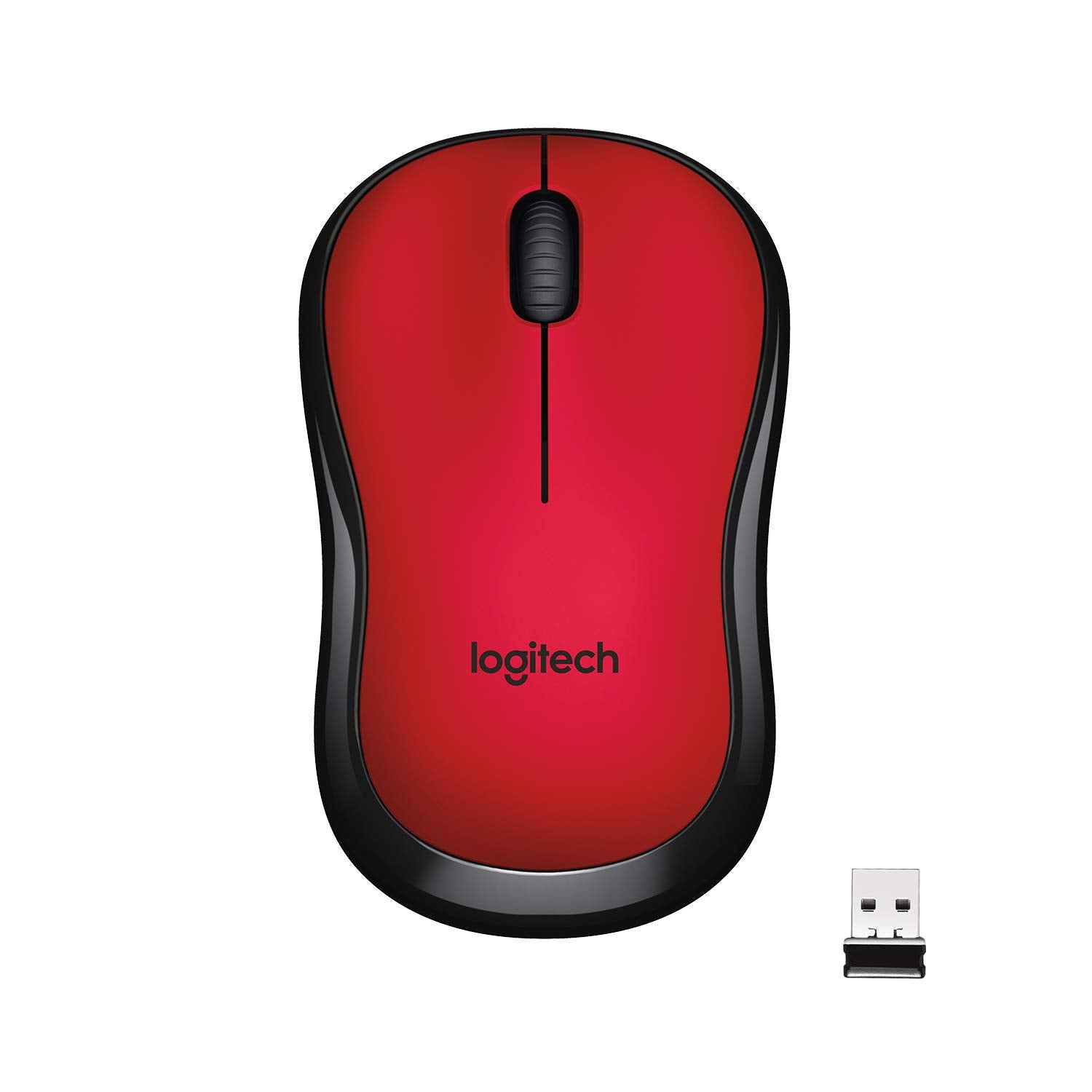 Logitech M221 Wireless Mouse, Silent Buttons, 2.4 GHz with USB Mini Receiver, 1000 DPI Optical Tracking, 18-Month Battery Life, Ambidextrous PC/Mac/Laptop - Rose