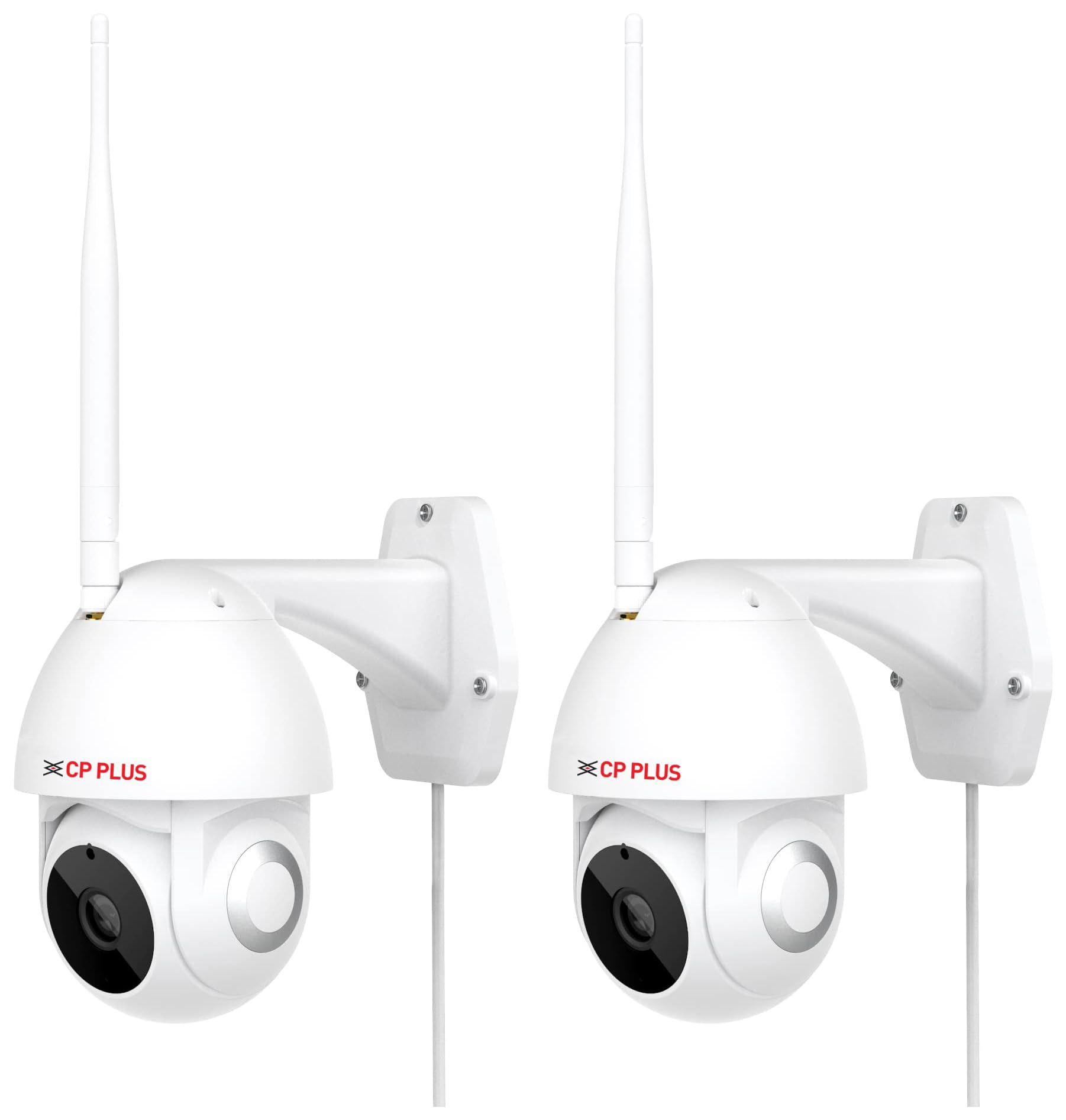 CP PLUS 4MP Outdoor Smart Wi-fi PT Camera | 360° with Pan & Tilt | Two Way Talk | Night Vision| SD Card (Up to 128 GB) | Alexa & Google Support | IP Ratings – IP65 | CP-Z41A