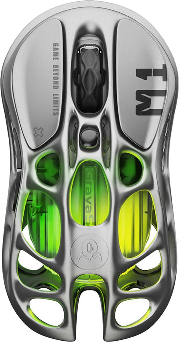 GravaStar Mercury M1 Pro Wireless Gaming Mouse – 26,000 DPI PAW3395DM Sensor • Lightweight Magnesium Alloy • Tri-Mode (Wired/2.4GHz/Bluetooth) • 4K Polling Rate • Up to 200-Hour Battery