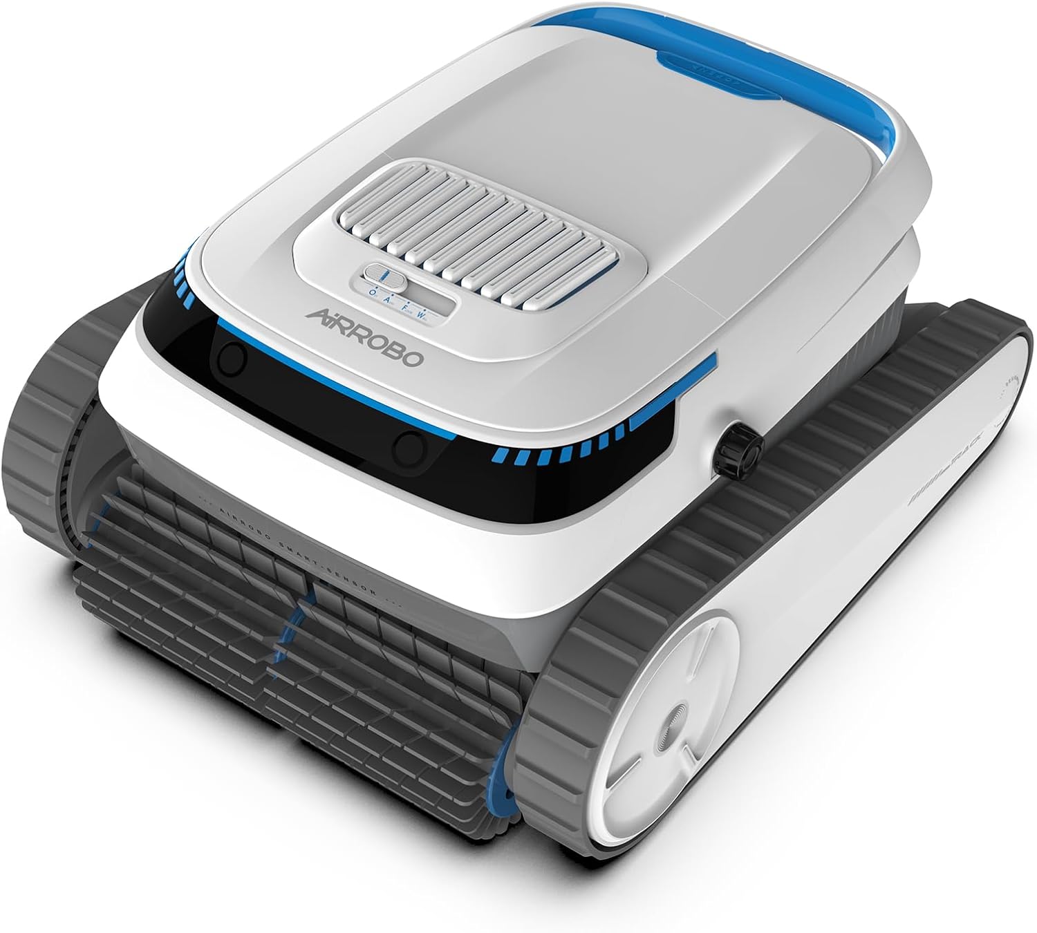 Robotic Pool Vacuum PC10, Cordless Pool Cleaner Robot for Inground & Above Ground Pools, Smart Navigation, 5000GPH Suction Power for Cleaning Floor, Wall & Waterline, Self-Parking, White