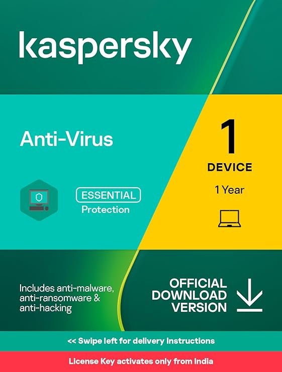 Kaspersky | Anti-Virus | 1 Device | 1 Year | Email Delivery in 2 Hour