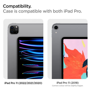 Spigen Rugged Armor Pro Back Cover Case Compatible with iPad Pro 11 inch (2021 | 2020 | 2018) - Black