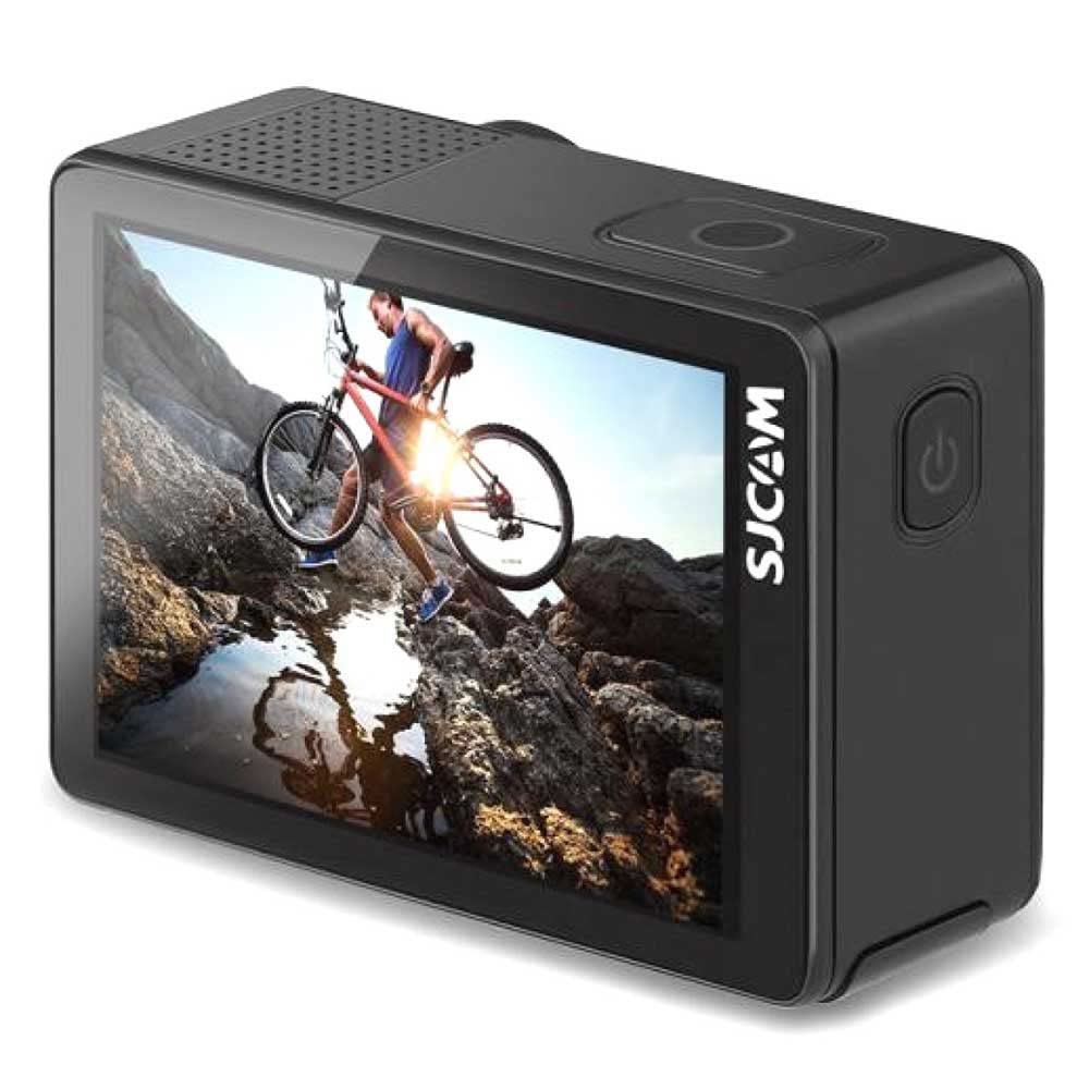 SJCAM SJ8 Air Optical 14 MP 1296P 30fps 5.84 cm (2.3") UHD Touch Screen Action Camera | External Mic Support | Type C Port | 7G 160º FOV | Dual Microphone (Black)