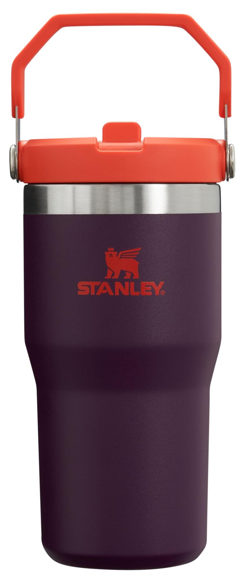 Stanley IceFlow Stainless Steel Tumbler with Straw - Vacuum Insulated Water Bottle for Home, Office or Car Reusable Cup with Straw Leak Resistant Flip Cold for 12 Hrs or Iced for 2 Days (Rose Quartz)