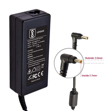 LAPGRADE 19V 2.1A Adapter Charger for Acer Aspire Timeline, Aspire One, Chrome Book, Gateway, Happy2 Series (Without Power Cable)