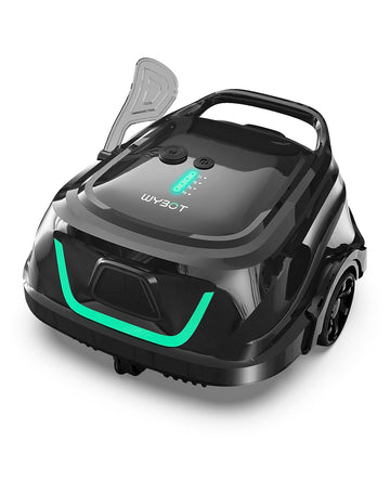 (2025 Upgraded) WYBOT A1 Pool Vacuum for Above Ground Pool, Automatic Cordless Robotic Pool Cleaner with 120 Mins, Double Filters, LED Indicator, 2.5H Charging, Ideal for Plat Pools