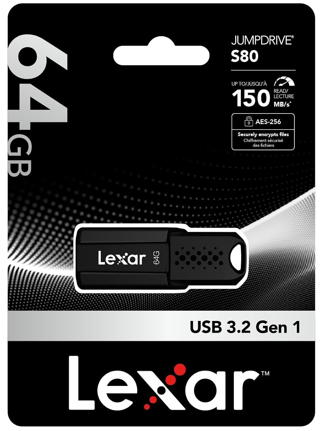 USB 3.1 JUMPDRIVE S80 64GB 150R 60W