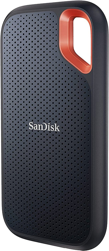 SANDISK Extreme 1TB Portable External SSD, 1050MB/s R, 1000MB/s W, 3m Drop Protection, IP65 Water/dust Resistant, PC,MAC & TypeC Smartphone Compatible, 5Y Warranty, Black Color