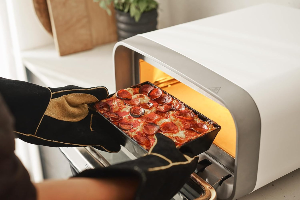 Ooni Volt 2 Electric Indoor Pizza Oven - 70 °F to 850 °F Temperature Range, Versatile Countertop Electric Toaster Oven, Cook 12 Inch Pizzas and More - Charcoal Grey