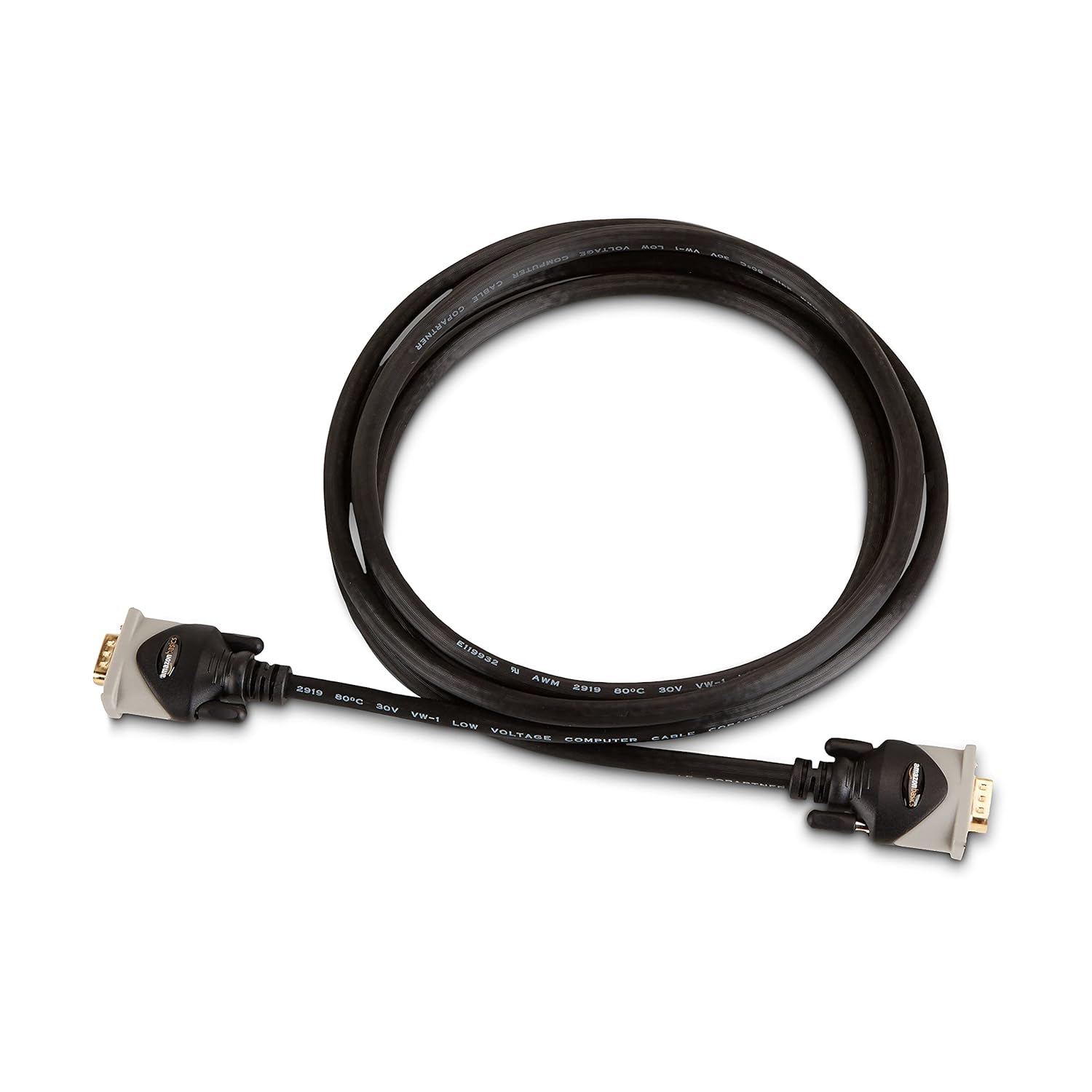 AmazonBasics 10-Feet VGA to VGA Cable for Personal Computer - Gold,Black