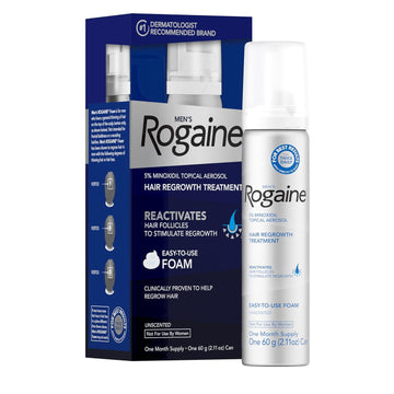 Men’s Rogaine 5% Minoxidil Topical Foam, One Month Supply / Three month supply