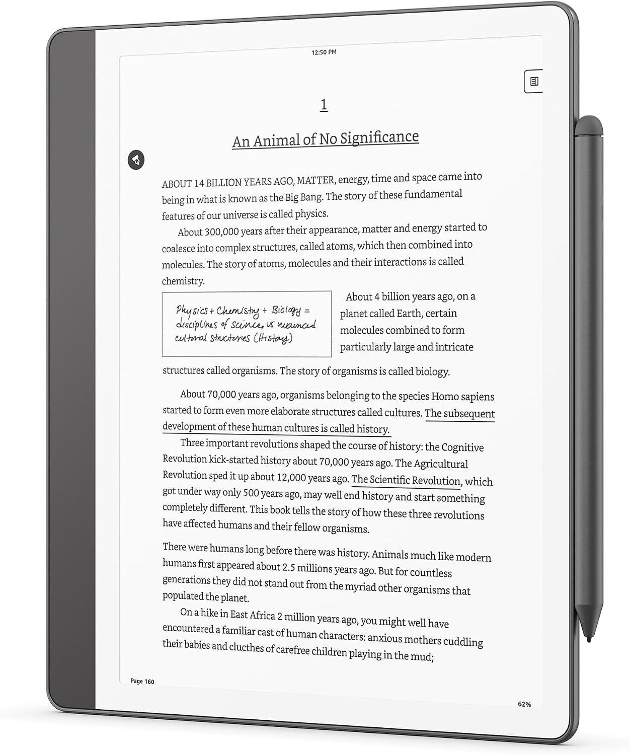 Amazon Kindle Scribe Premium Pen, Sleek Stylus Design with Improved Eraser - Tungsten
