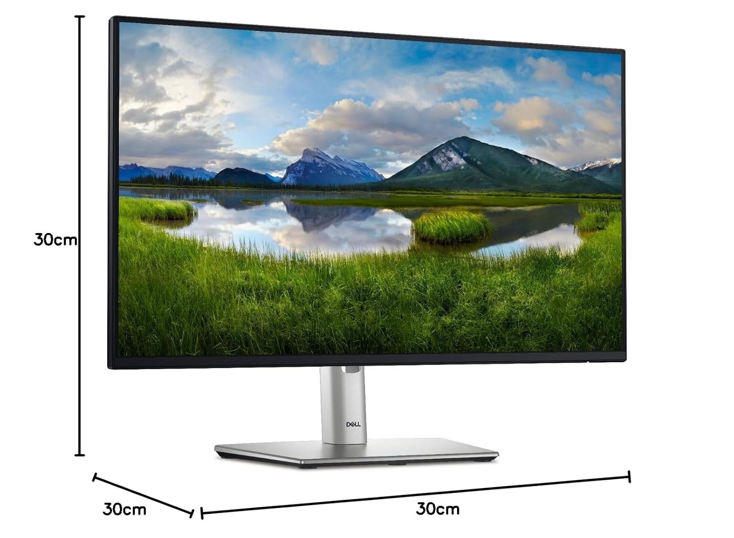 Dell-P2425HE-Black 60.45cm (24") FHD Monitor 1920x1080 at 100Hz, Response Time: 5ms(Fast), Brightness: 250 cd/m2(typical), Ports: 1x HDMI1.4, 2xDP 1.4, 1xRJ45, 2x USB3.2Gen1Type-C, 3x USB3.2 Gen1TypeA