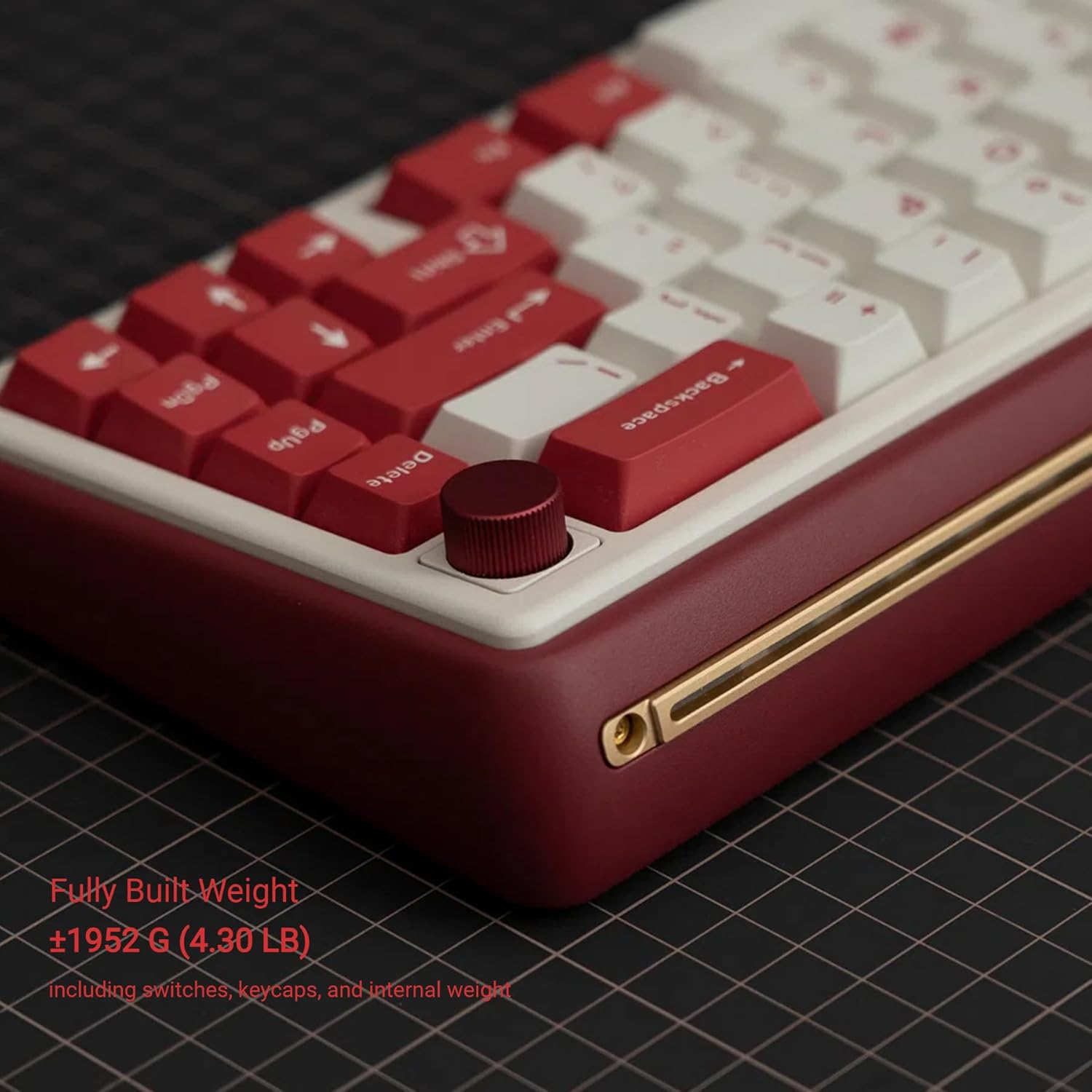 OOCTPK Chilkey Foxy65 Mechanical Keyboard with Knob, Gasket Mount 65% Aluminum Wireless Mechanical Keyboard, BT5.0/2.4GHz/USB-C, Hot Swappable, RGB Backlit Computer Custom Key Board for PC