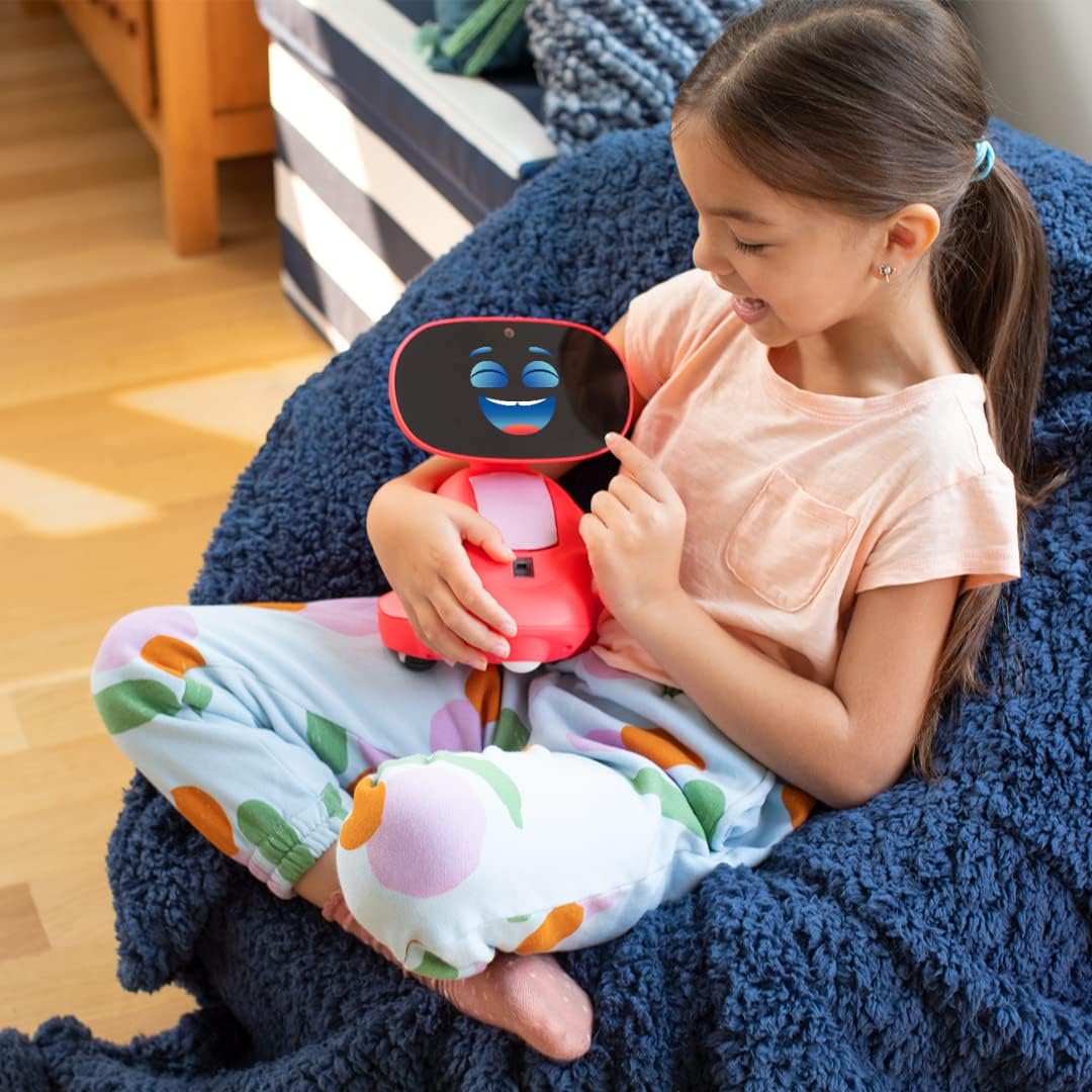 Miko 3 AI Robot for Kids | STEAM Learning, Apps & Games | Ages 5-12 | Red | Toy robots for kids