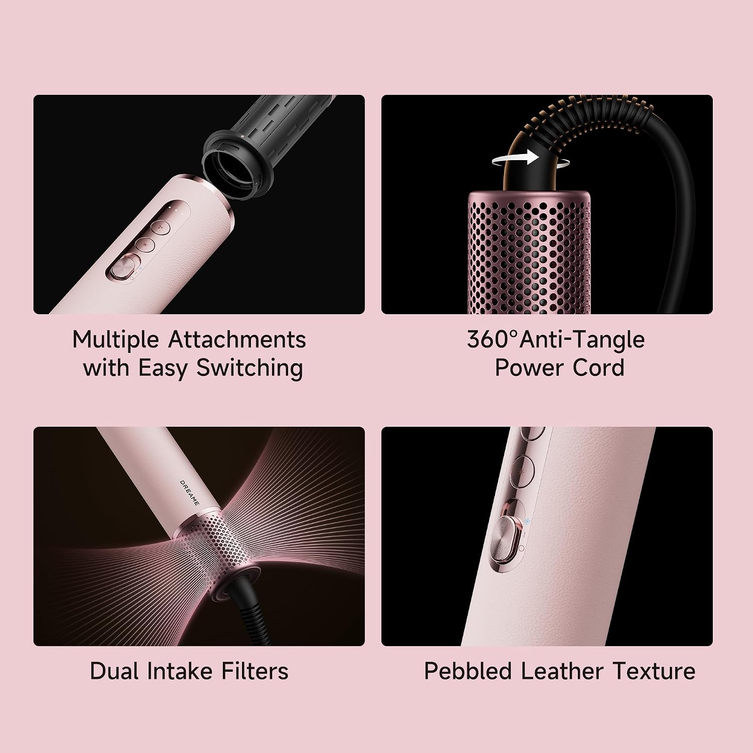 Dreame AirStyle Era Multi-Styler | 8-in-1 Airflow Styling | Fast Drying, Straightening, Curling, Smoothing & Volumizing | Cool Air Setting | No Heat Damage | for All Hair Types
