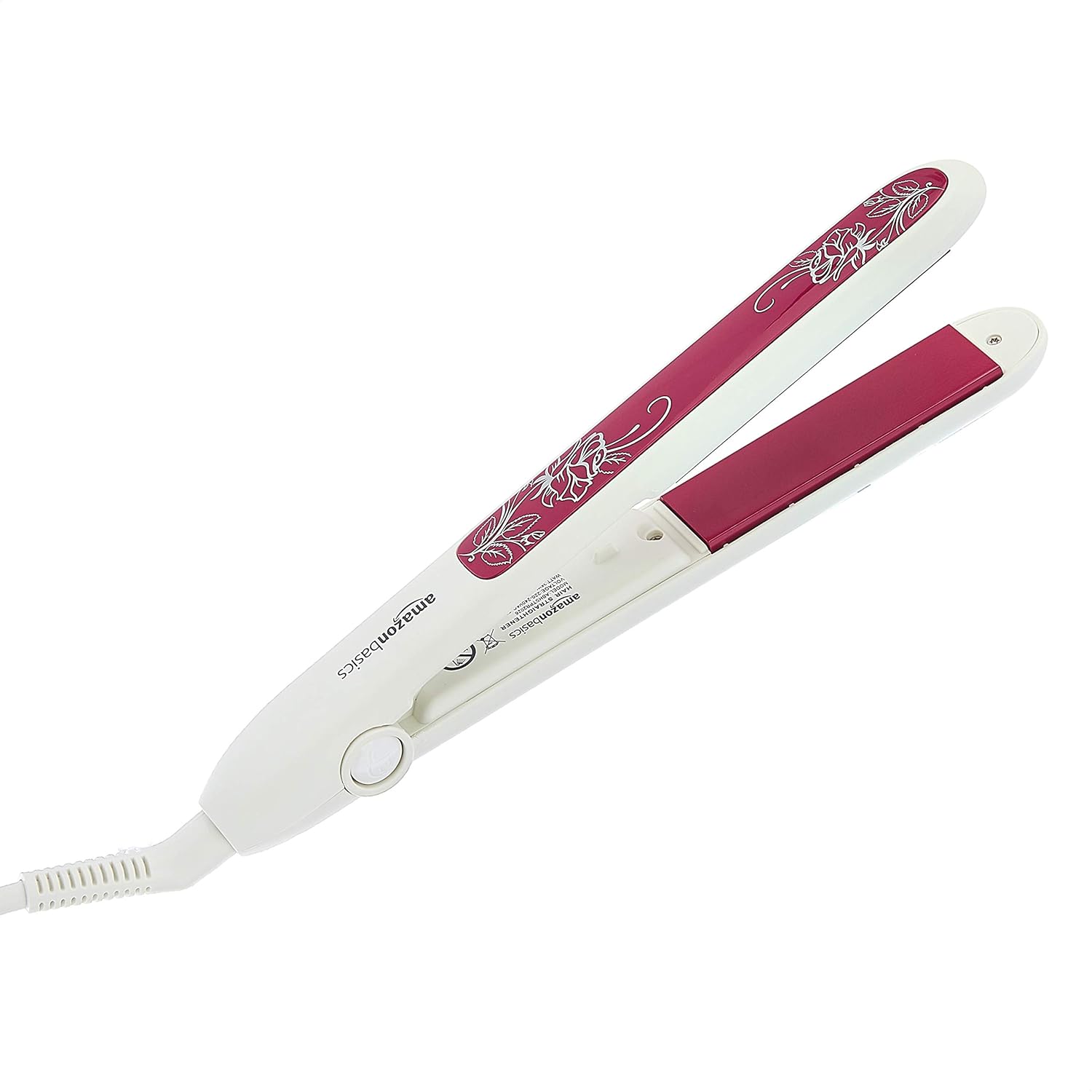 amazon basics Hair Straightener (ABHSTPR2026) with Ion Function, Ceramic Coated Plates and Temperature Control
