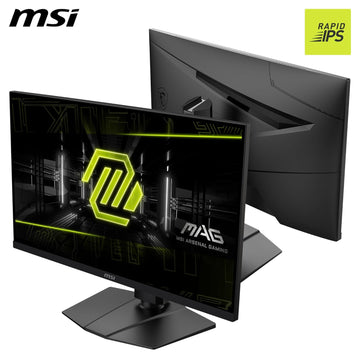 MSI MAG 275F 27 Inch FHD Gaming Monitor - 1920 x 1080 Rapid IPS Panel, 180 Hz / 0.5ms (GtG, Min.),115% sRGB Colour Gamut, Frameless Design, HDR Ready - DisplayPort 1.4, HDMI™