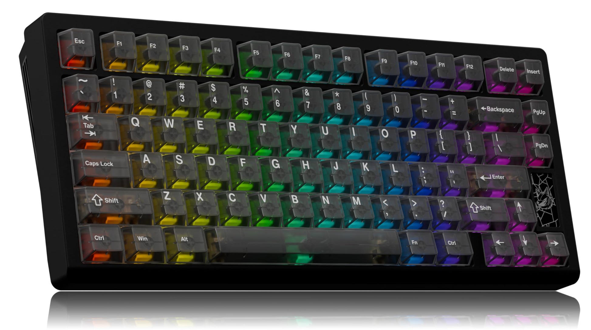 Mechanical Keyboard, Chilkey Slice75 HE Gaming Keyboard Wired, 75% Hall Effect Magnetic Aluminum Keyboard with WS Flux HE Clacky Switch, Rapid Trigger, 8K Polling, Per-Key RGB Custom, PC/Mac Support
