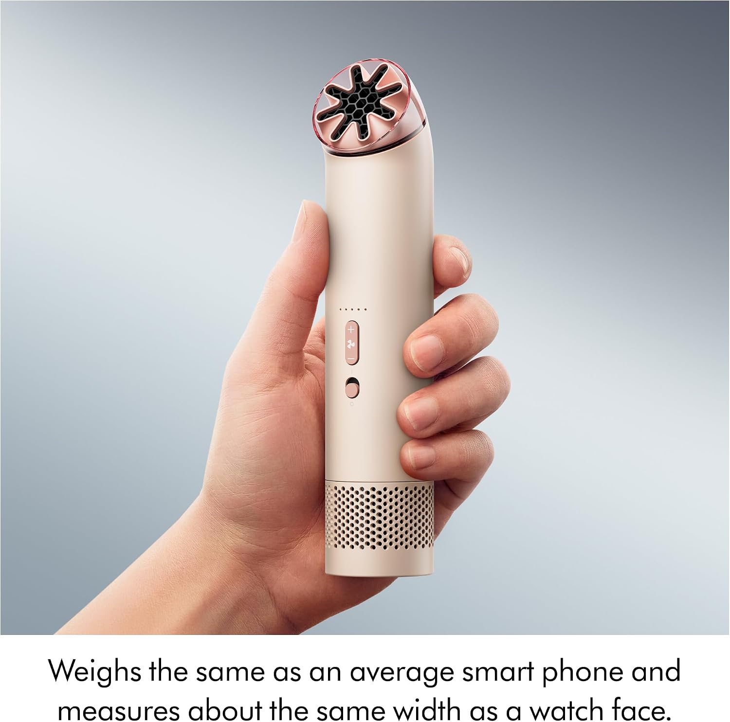 Dyson HushJet Mini Bladeless Personal Fan (Stone/Blush)