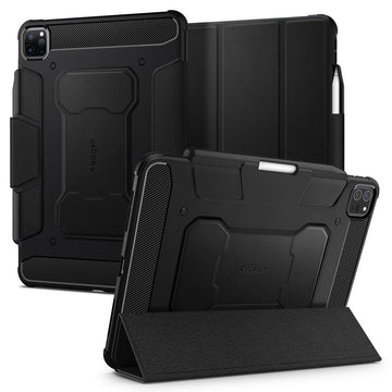 Spigen Rugged Armor Pro Back Cover Case Compatible with iPad Pro 11 inch (2021 | 2020 | 2018) - Black