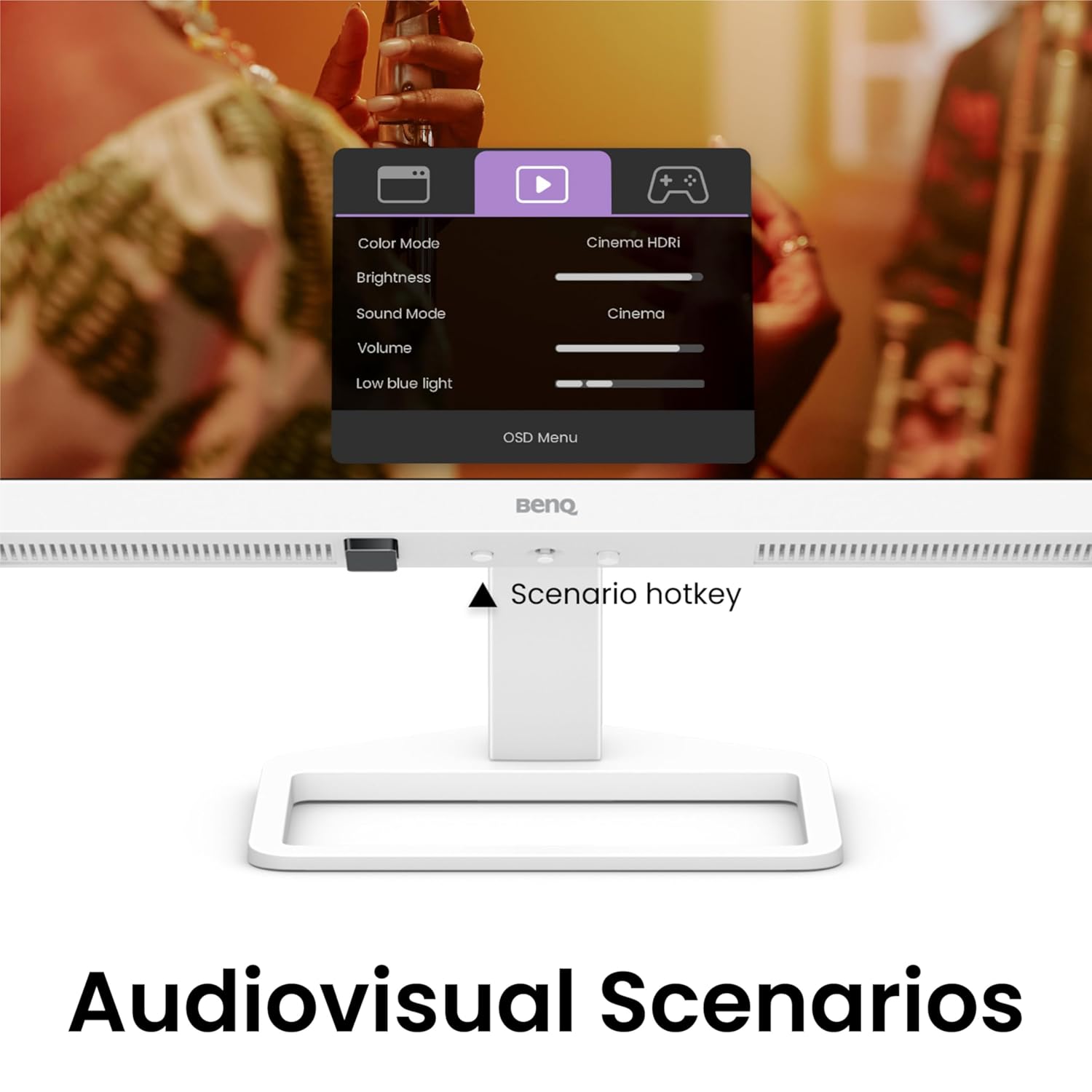 BenQ EW3290U 31.5” 4K UHD 3840x2160 Entertainment Monitor with 98% P3| Remote Control| AI Contrast| Built-in 2.1 Channel Speakers with Woofer| USB-C (65W PD)| 3xHDMI|USB Hub| Ergonomic| Eye-Care