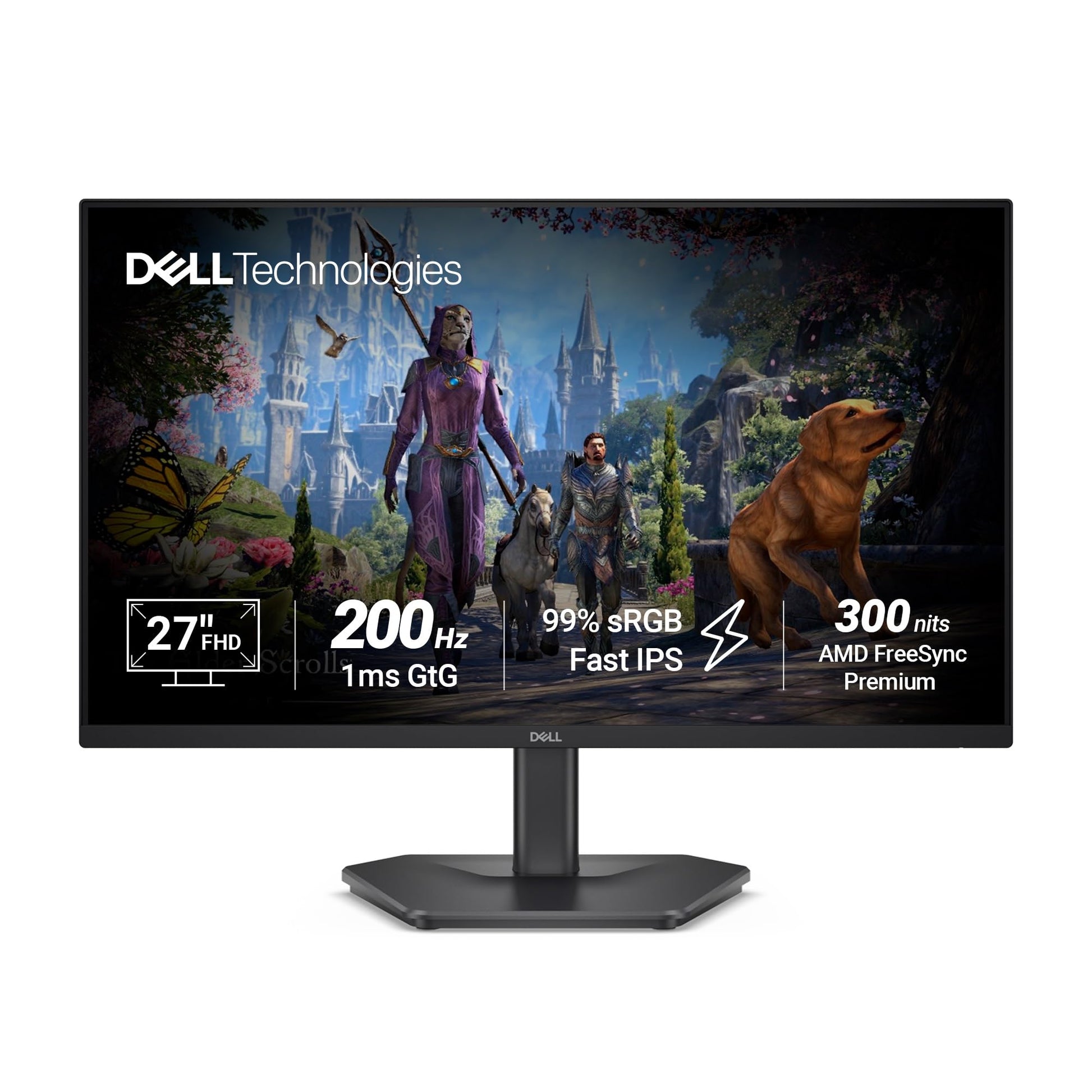 Dell SE2225HM 21.5"/54.6cm FHD, 100Hz Refresh, VA Panel, 5ms Response, Tilt Adjust, 3000:1 Contrast, 250 cd/m2, Ports: HDMI, DP 1.2, VGA, TÜV Rheinland 3-Star Eye Comfort, Ultra-Thin bezels Monitor