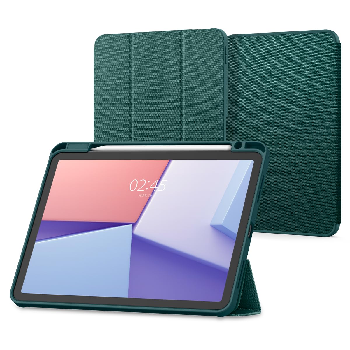 Spigen for iPad Air 11 Inch Case M4/M3/M2(2026/2025/2024), iPad 10.9 Inch 5th/4th Gen Cover(2022/2020), Ultra Hybrid Pro, Full Cover Folio Case with Pencil Holder, Trifold Stand - Sky Blue