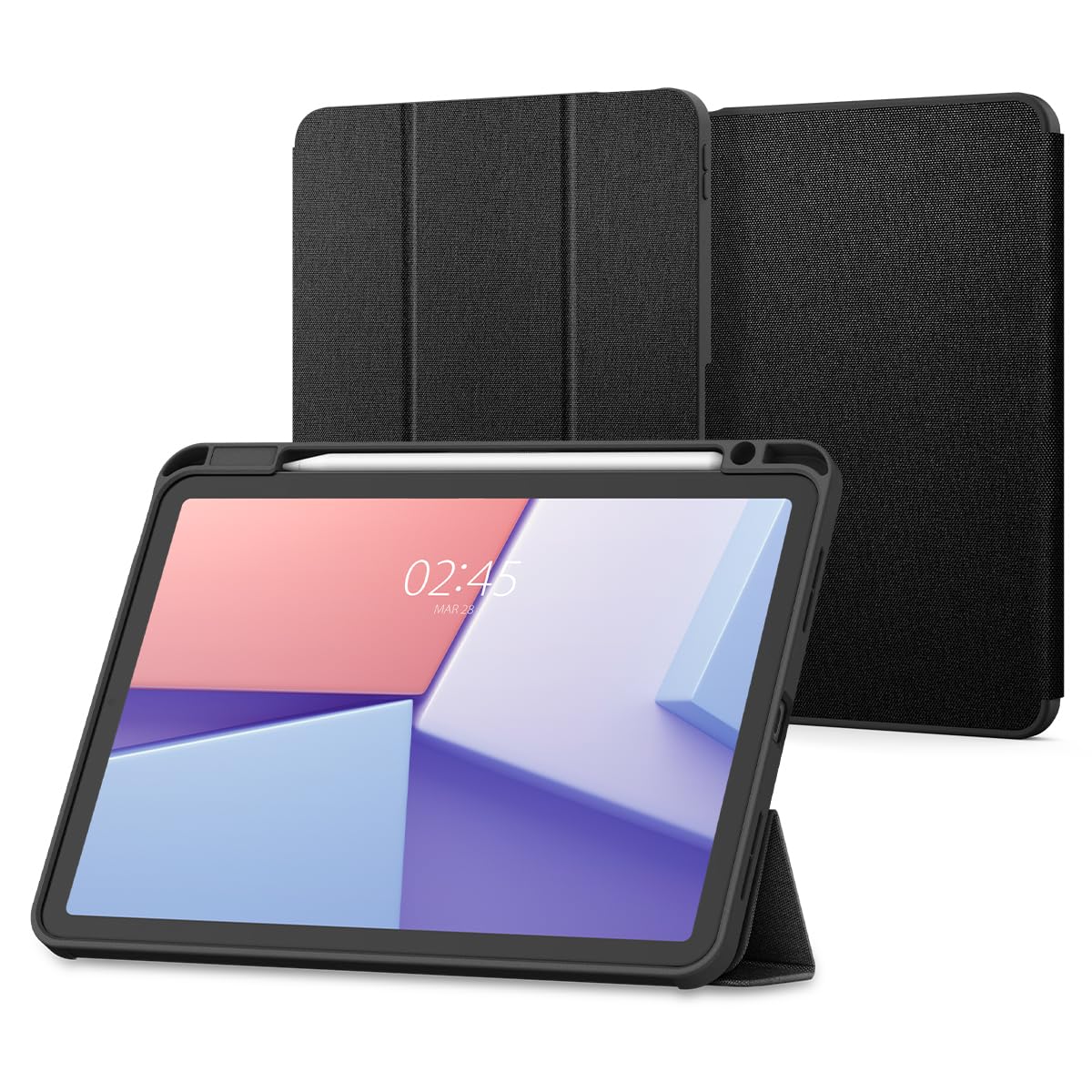 Spigen for iPad Air 11 Inch Case M4/M3/M2(2026/2025/2024), iPad 10.9 Inch 5th/4th Gen Cover(2022/2020), Ultra Hybrid Pro, Full Cover Folio Case with Pencil Holder, Trifold Stand - Lavender