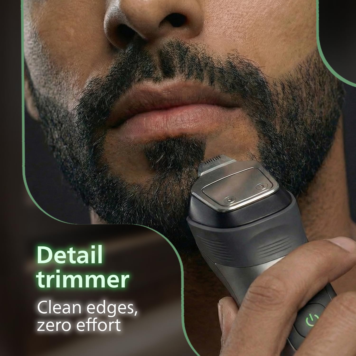 Philips India's No.1 Men's Trimmer* | Luxurious Stainless Steel Design | BeardSense Technology | All-in-One Grooming Kit- Beard, Hair, Body, Intimate | 120min runtime | IPX7 | 5yr warranty* | MG9532