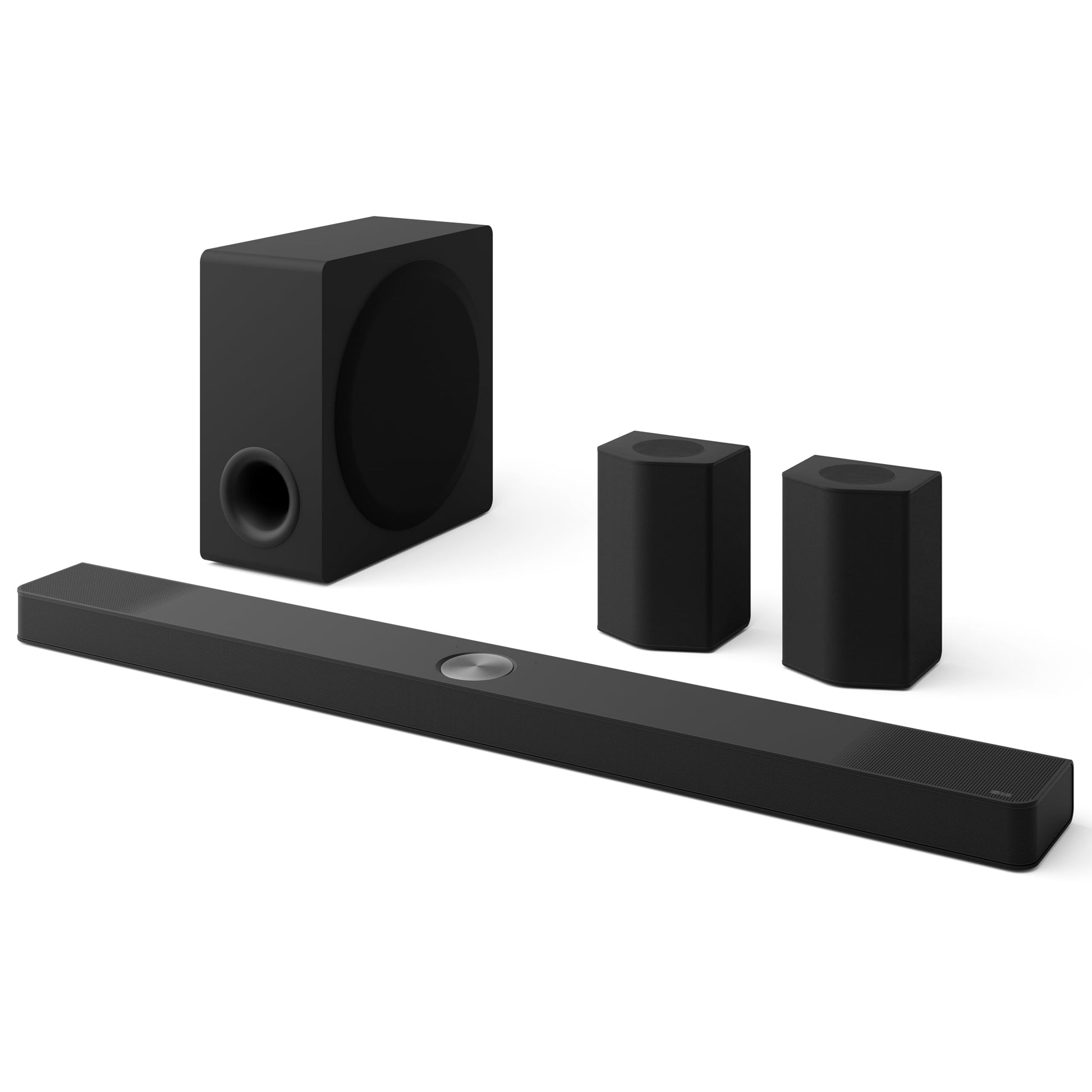 LG New Launch SQ75TR, 600W, 5.1.1Ch, Dolby Atmos, Center Up-Firing Speaker, AI Sound Pro, Wow Synergy, Wireless Subwoofer, Rear Speaker Inbuilt Receiver, QNED Matching Bracket Inside (2024 QNED TV)
