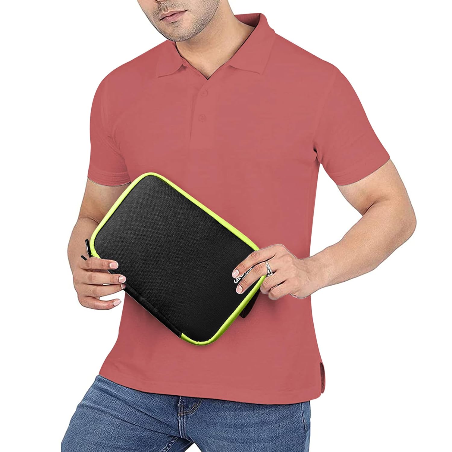 GIZGA essentials Gadget Organizer Case, Portable Zippered Pouch for All Small Gadgets, HDD, Power Bank, USB Cables, Power Adapters, etc
