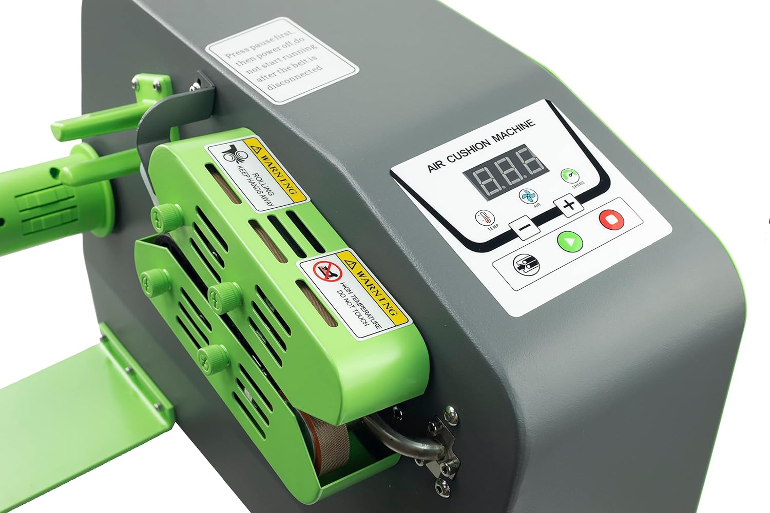 LDS Industry High Speed 39Ft/Min Air Cushion Packing Machine, Green Plastic, Packaging Material, Packaging Machine, 22 pounds, Heating Up Fastly in 30 Seconds, M06