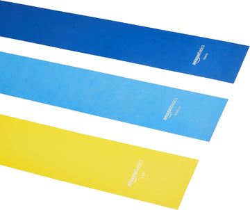 Amazon Basics Latex Resistance Band - 1500mm, 3-Piece Set