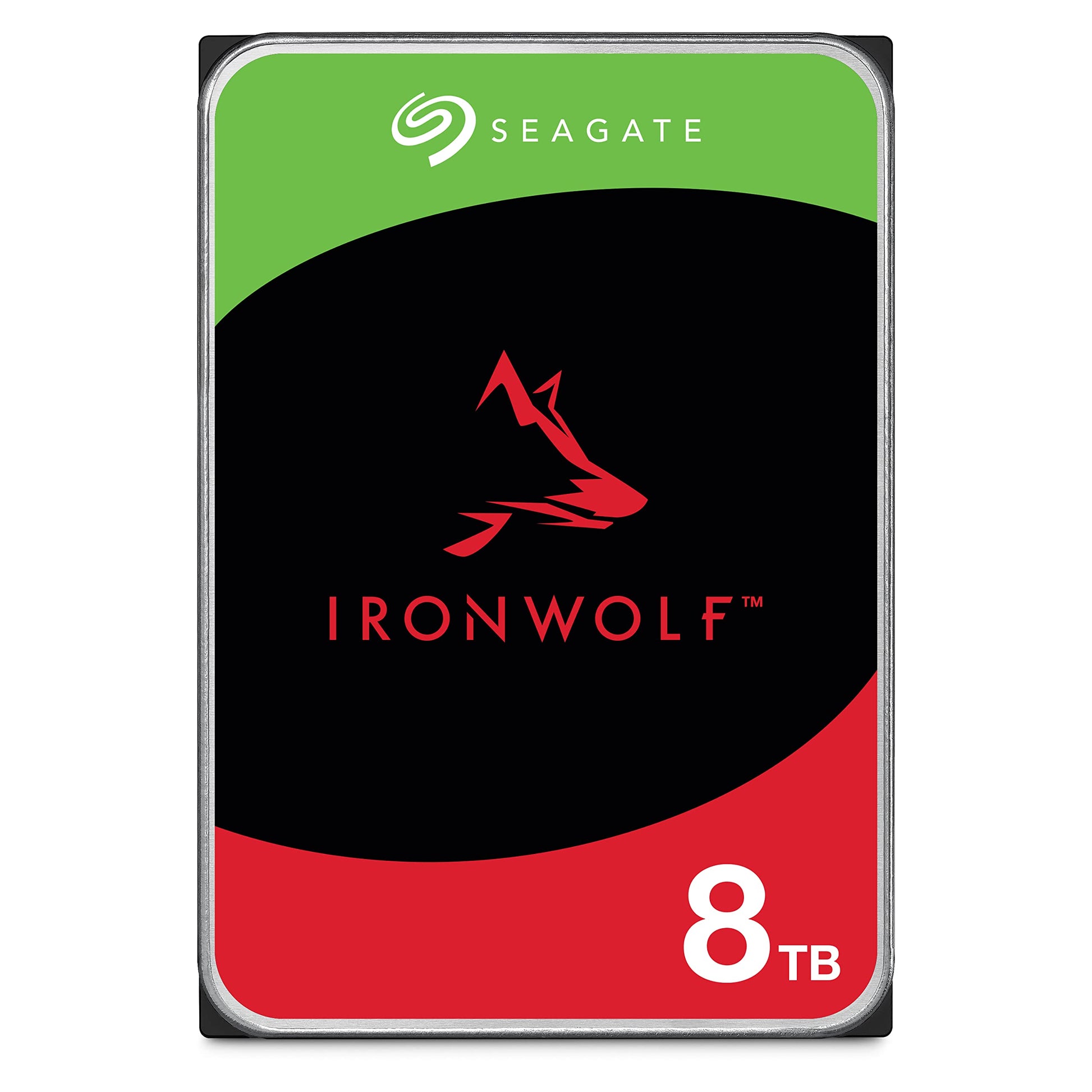 Seagate IronWolf Pro, 12 TB, Enterprise NAS Internal HDD –CMR 3.5 Inch, SATA 6 Gb/s, 7,200 RPM, 256 MB Cache for RAID Network Attached Storage (ST12000NT001)