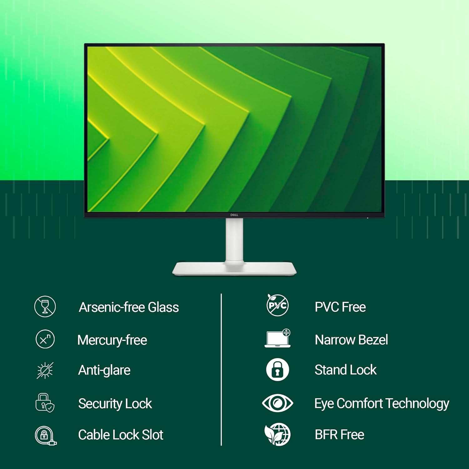 Dell S2725QC 27"/68.58 cm USB-C Monitor|Titan Grey|IPS 120Hz| 350 cd/m2 |4 ms, Contrast 1,500:1| Tilt, Height, Pivot & Swivel Adjustable|Ports: 2X HDMI| 2 * 5W Speakers|99% SRGB |AMD Freesync Premium