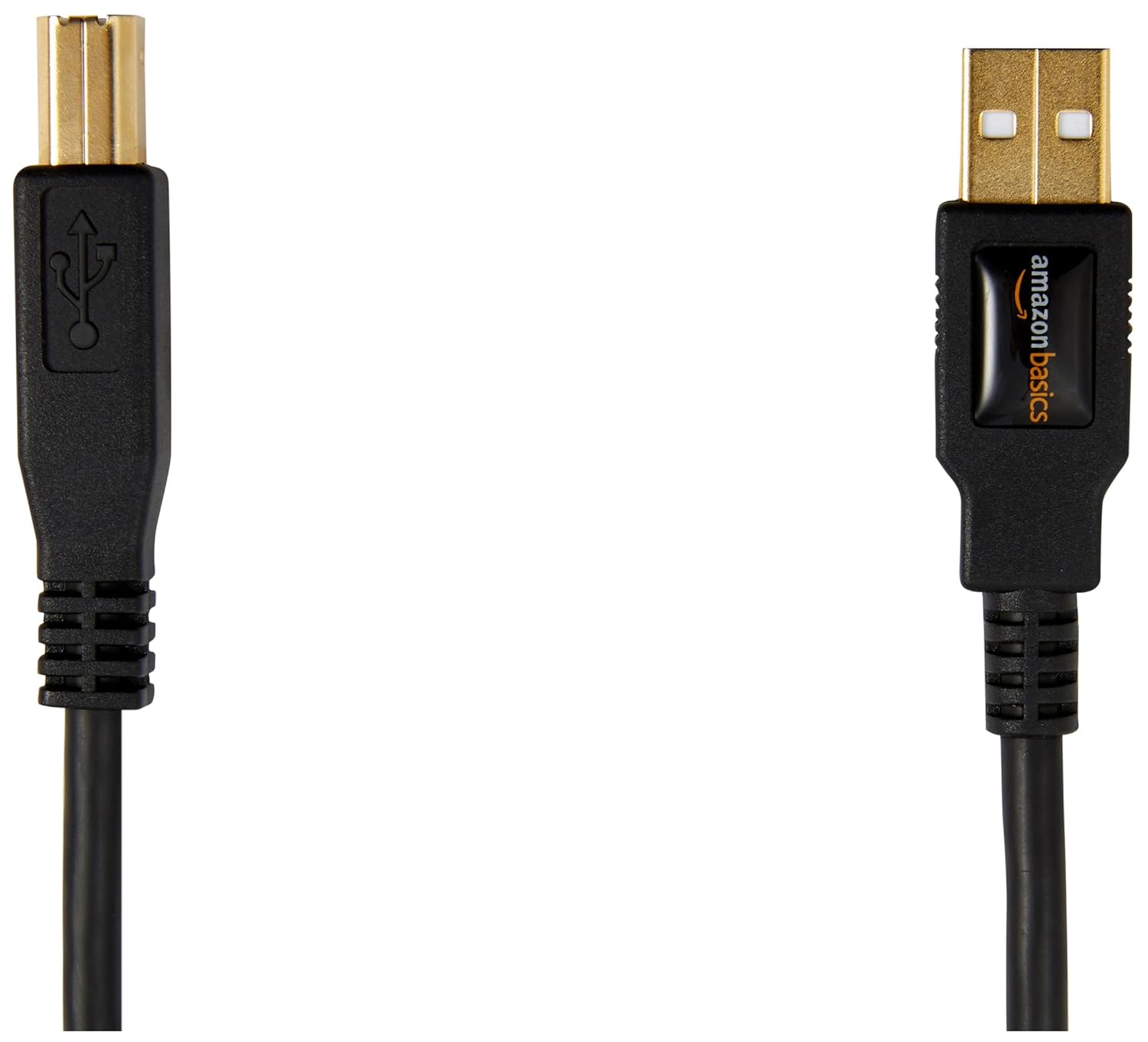 AmazonBasics USB 2.0 Cable - A-Male to B-Male for Personal Computer, Printer - 6 Feet (1.8 Meters)- Black
