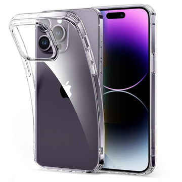 ESR for iPhone 14 Pro Case, Shockproof Drop Protection, Project Zero Series, TPU, Yellowing-Resistant, Slim and Thin, Transparent Back Cover, Clear