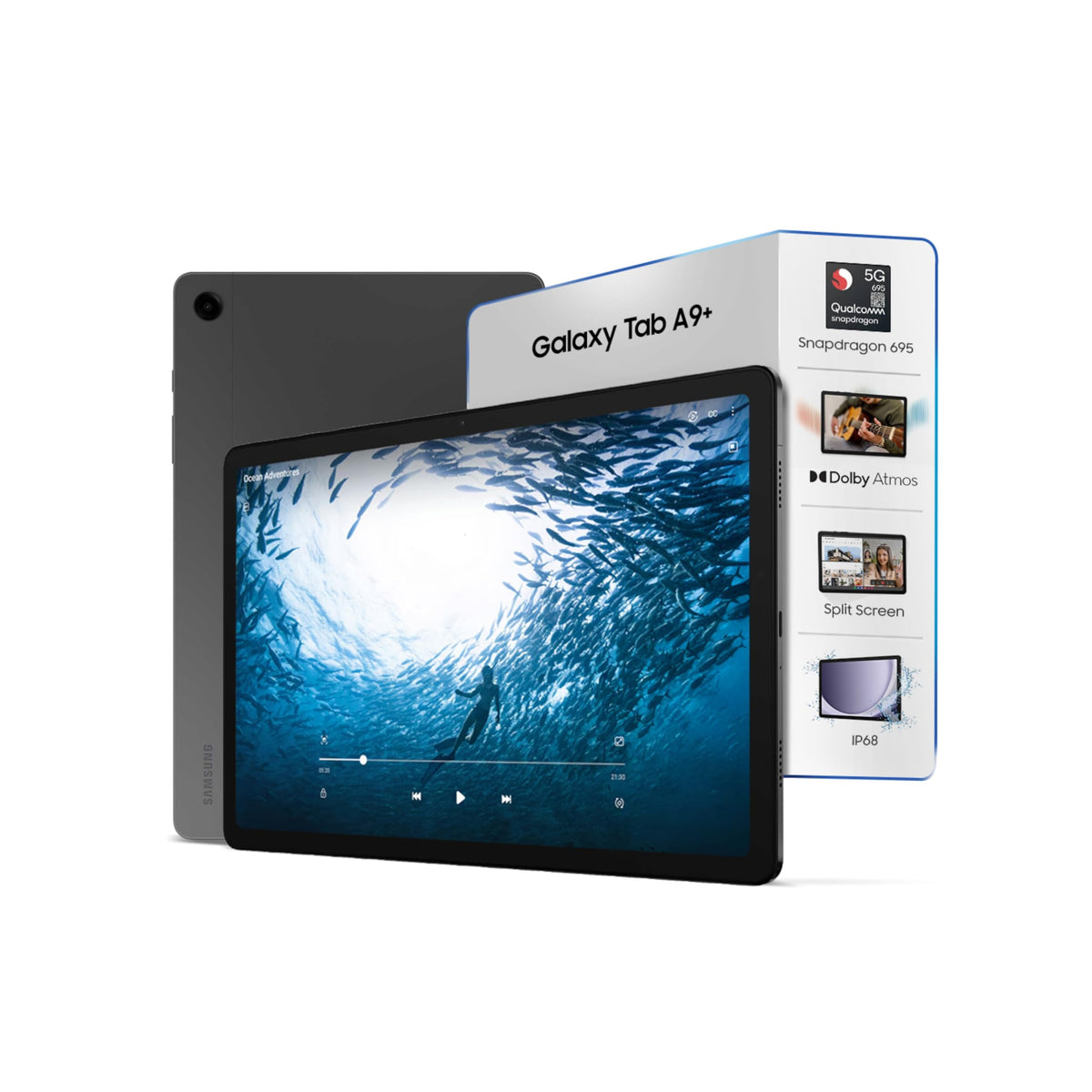 Samsung Galaxy Tab A9+ [Smartchoice], 27.94 cm (11.0 inch) Display, RAM 8 GB, ROM 128 GB Expandable, Wi-Fi Tablet, Navy