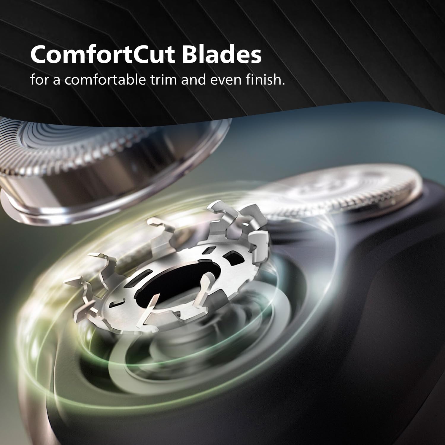 Philips Electric Shaver for Man| 3D Flex Heads| 27 Self-Sharpening Blades| ComfortCut |100% Waterproof IPX7, 40 Mins Runtime, 2yr warranty | S1151/03