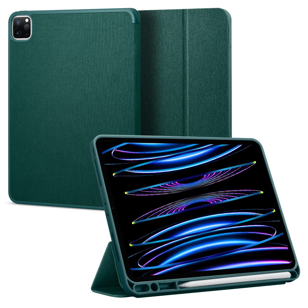 Spigen Rugged Armor Pro Back Cover Case Compatible with iPad Pro 11 inch (2021 | 2020 | 2018) - Black
