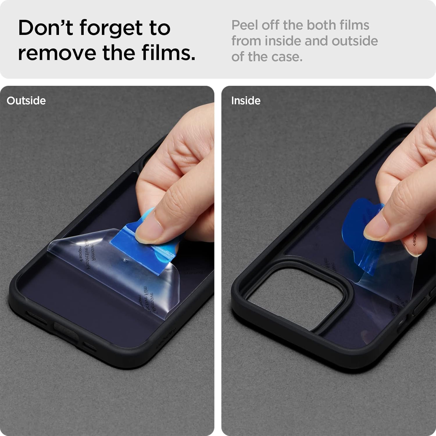 Spigen Ultra Hybrid Matte Back Cover Case Compatible with iPhone 13 (TPU + Poly Carbonate | Frost Black)
