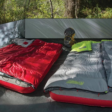 Coleman Polyester Palmetto Sleeping Bag for Adults | -1° C to 10° C | Lightweight Rectangular Sleep Bag for Travelling and Outdoors (Get Complimentary 1 Coleman BYOT Camping Nightout Event Pass)