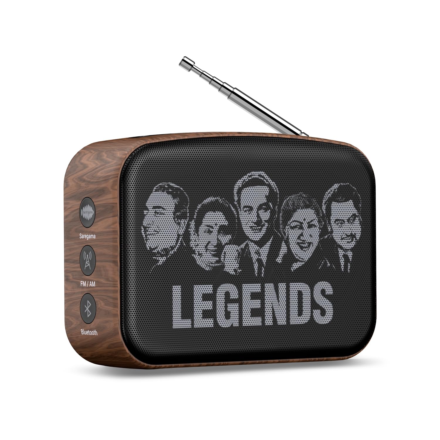 Saregama Carvaan Mini Hindi 2.0- Music Player with Bluetooth/FM/AM/AUX (Moonlight Black)