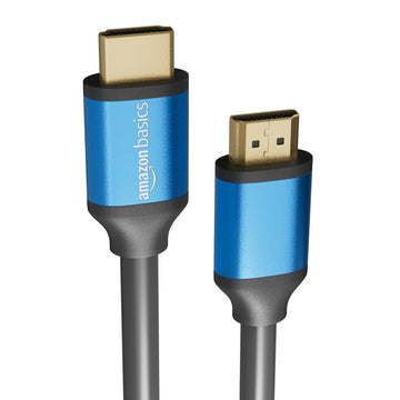 amazon basics Flexible Premium HDMI Cable (Black, 4K@60Hz, 18Gbps), 3 Ft.