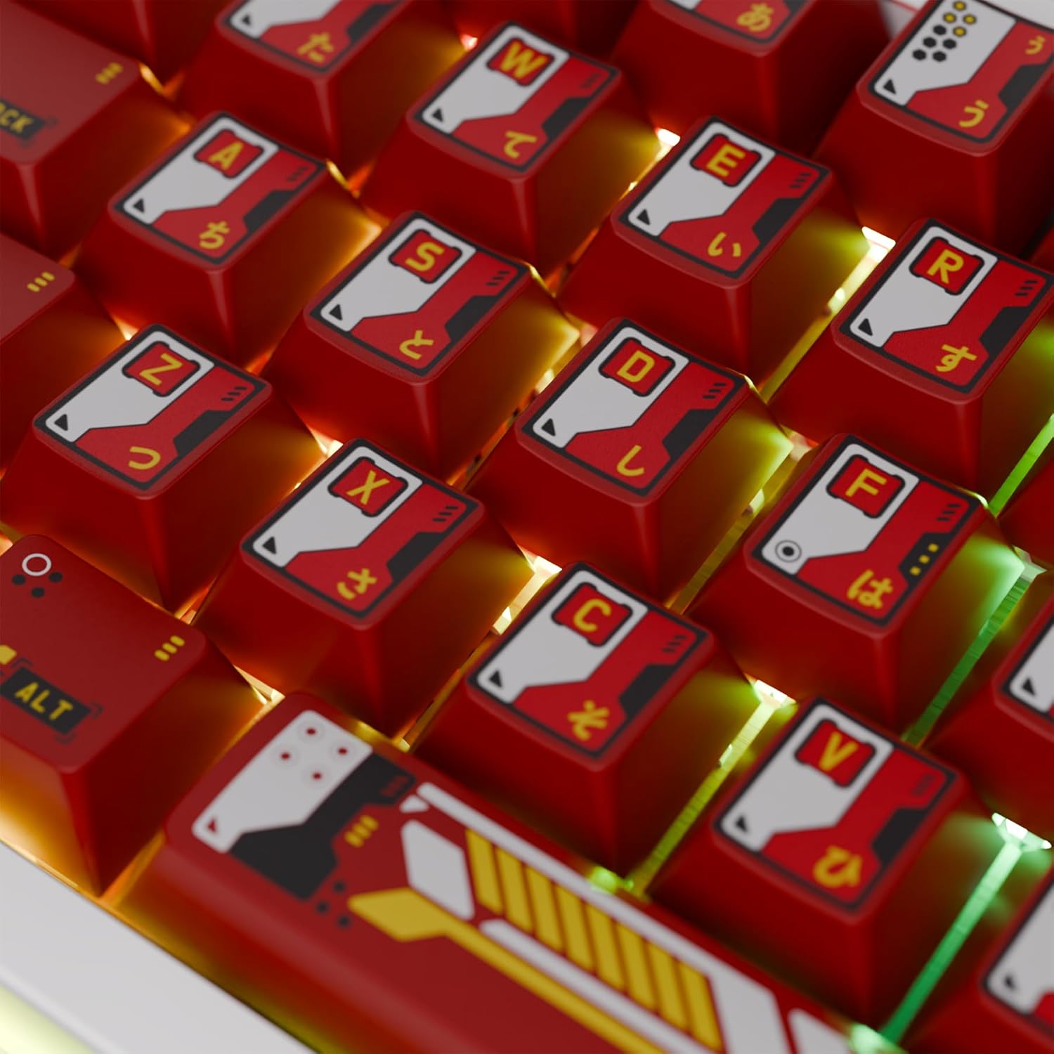 OOCTPK Chilkey Slice68 HE Gaming Keyboard: Hall Effect Aluminum Keyboard with Flux Switch, Rapid Trigger, 8K Polling, Per-Key RGB Gaming Magnetic Switch Key Board for Gaming (Red)