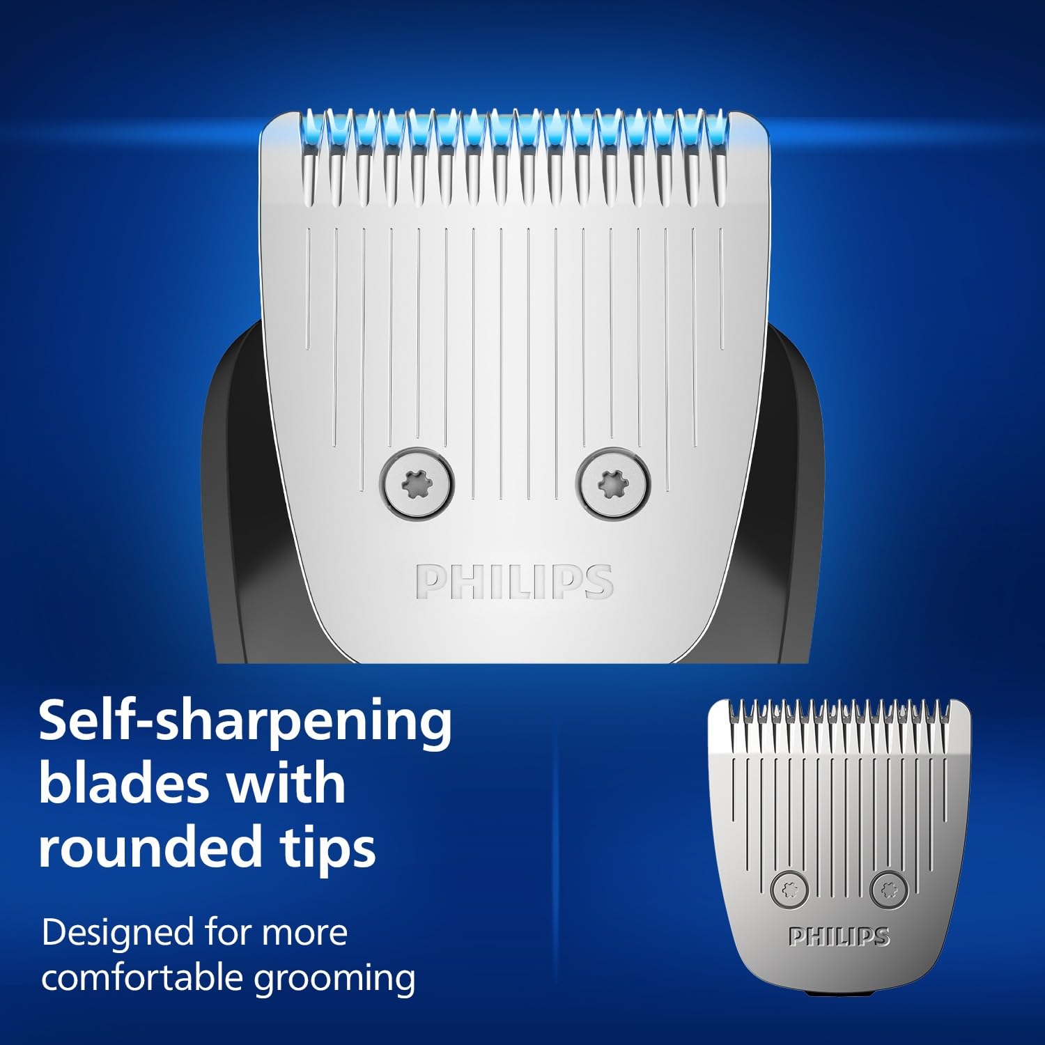 Philips India's No.1 Men's Trimmer | BeardSense Technology | 13-in-1 Trimmer | Precision Trimming | Face, Hair & Body | Nose/Ear Trimming | 2+3yrs* warranty | 120 Min Runtime, MG7922/15, Green